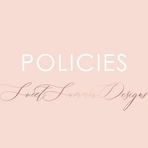 PLEASE READ: STORE POLICIES